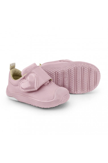 Pantofi Fete Bibi Prewalker Pink Heart