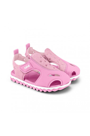 Sandale Fete Bibi Summer Roller Sport Pink Glitter