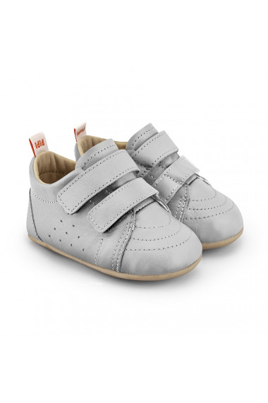 Pantofi Baieti Bibi Afeto Joy Grey cu Velcro