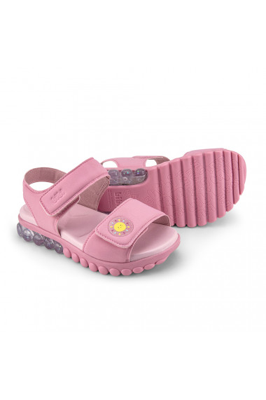 Sandale Fete Bibi Summer Roller Light Pink Flower
