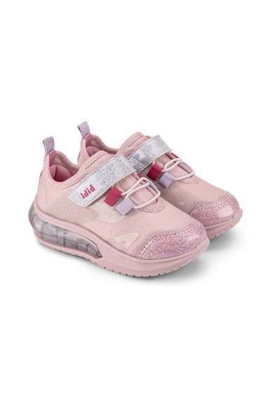 Pantofi Fete Bibi Space Wave 3.0 Pink Glitter
