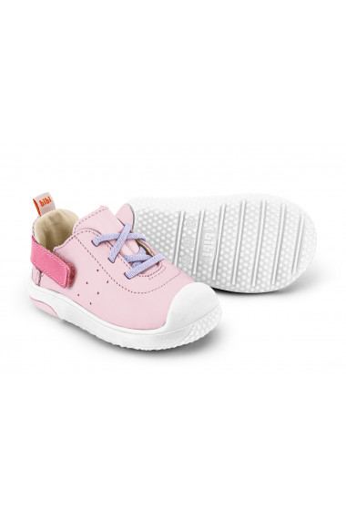 Pantofi Fete Bibi Prewalker Strap Pink