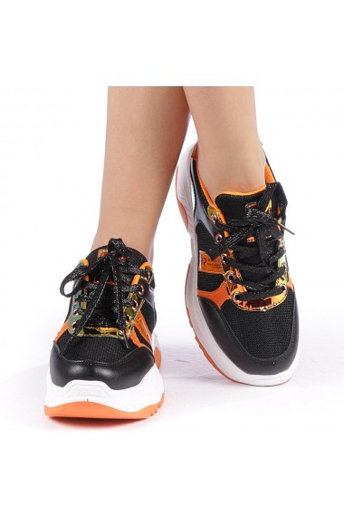 Pantofi sport dama Nastasia portocalii
