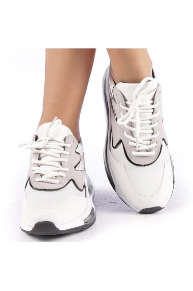 Pantofi sport dama Sadal albi