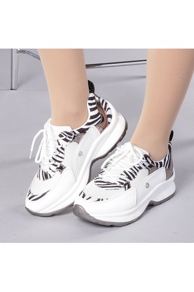 Pantofi sport dama Nona zebra