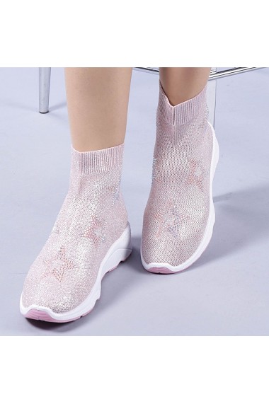 Pantofi sport dama Tristana roz