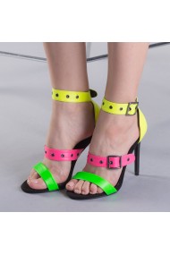 Sandale dama Petronela neon