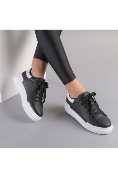 Pantofi sport dama Tita alb cu negru