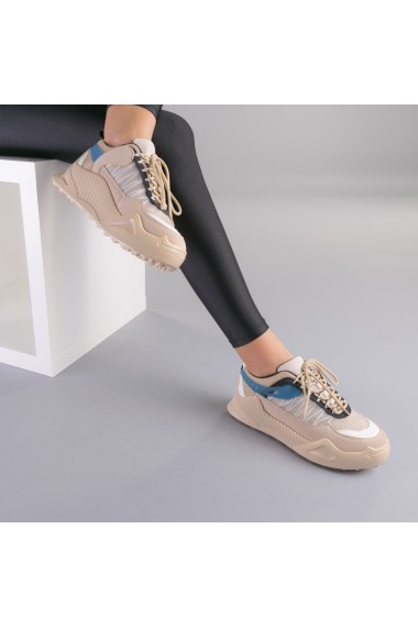Pantofi sport dama Evia bej