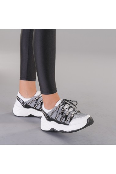 Pantofi sport dama Velma argintii