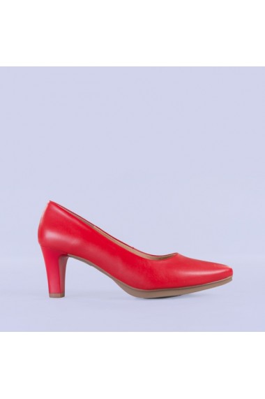 Pantofi dama piele Tesa rosii