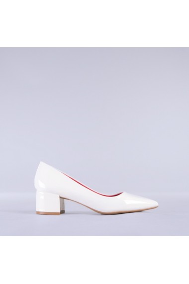 Pantofi dama Margi albi