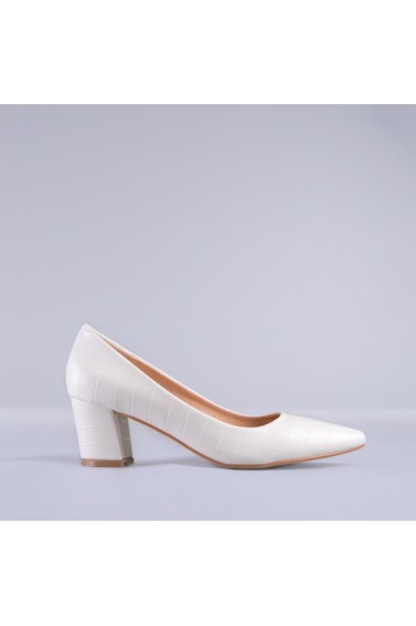 Pantofi dama Lucinda albi