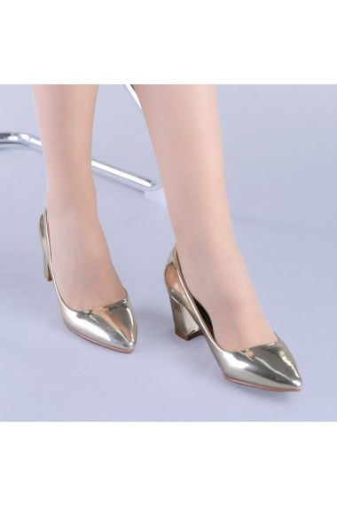 Pantofi dama Mirela aurii