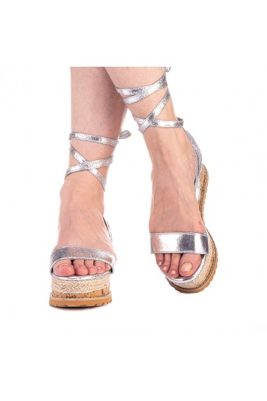 Sandale dama Sedia argintii