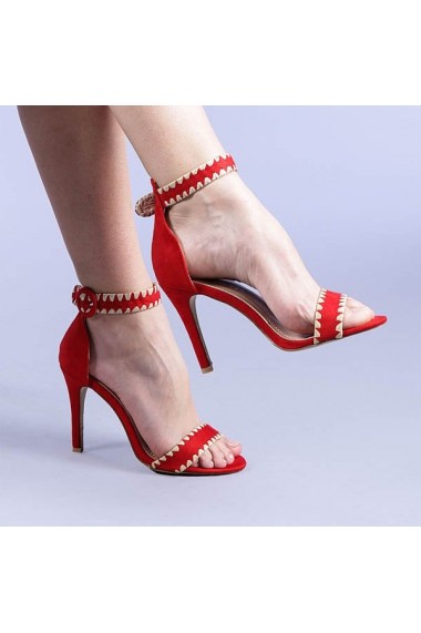 Sandale dama Usaghi rosii