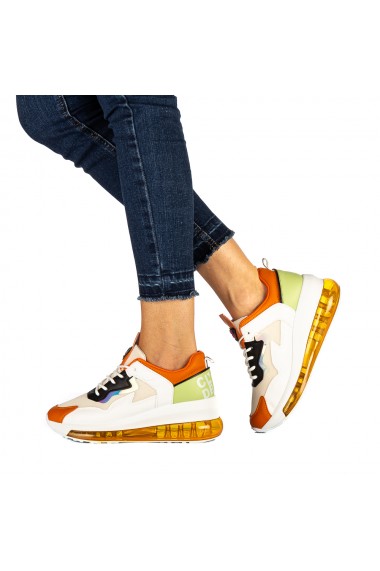 Pantofi sport dama Ryna portocalii