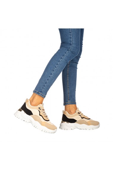 Pantofi sport dama Gilia khaki