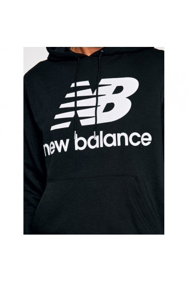 Hanorac barbati New Balance Essentials Stacked Logo Po MT03588BK