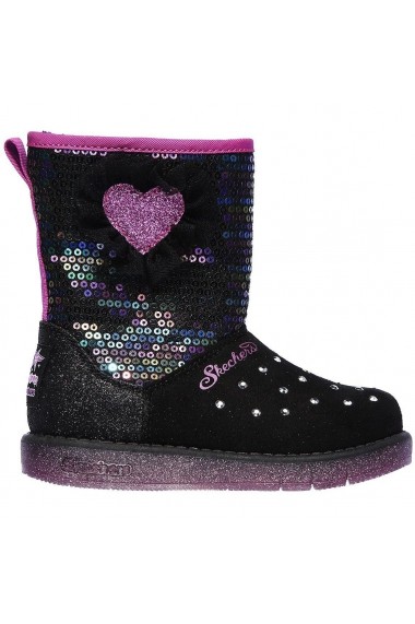 Cizme copii Skechers Twinkle Toes Glitzy Glam 20305N/BKMT