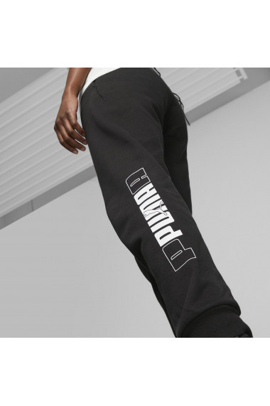 Pantaloni femei Puma Logo Printed Elastic Waist Active Joggers 67595601