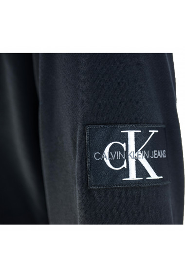 Bluza barbati Calvin Klein Monogram Sleeve Badge Crew J30J314035BAE