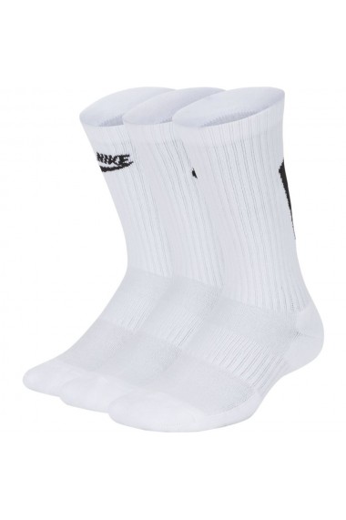 Sosete unisex Nike Everyday Older Kids` Cushioned Crew Socks (3 Pairs) SK0065-100