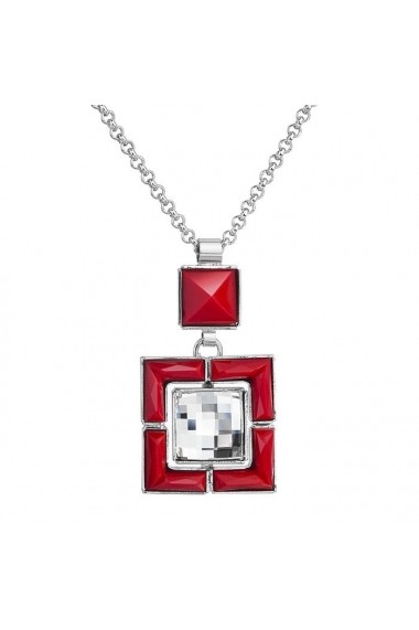 Colier cu cristale Swarovski FaBOS  Crystal / Red 7430-5966-03