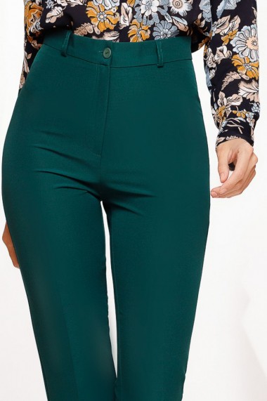 Pantaloni Megan verde inchis