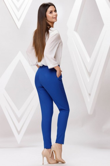 Pantaloni Mira albastri