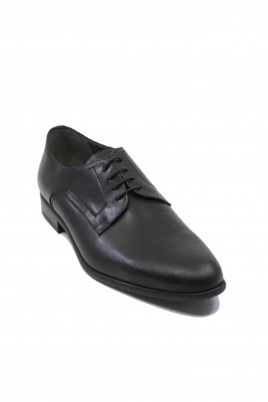 Pantofi negri Oxford din piele naturala de vita