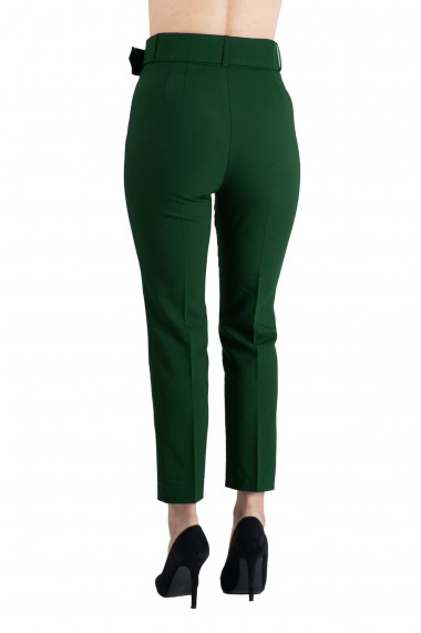 Pantaloni Dama Eleganti Verde Carol Premium