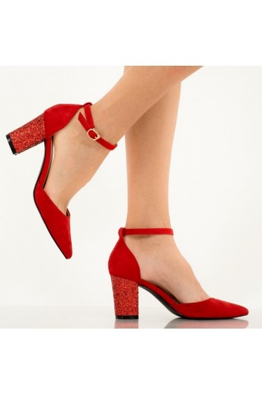 Pantofi dama Mantis rosii