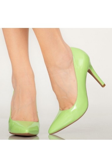 Pantofi dama Loga verzi