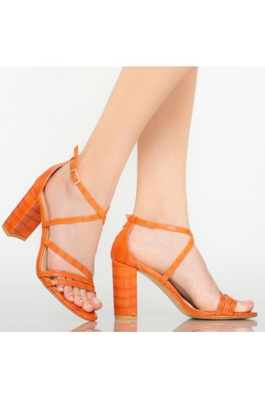 Sandale dama Silas portocalii