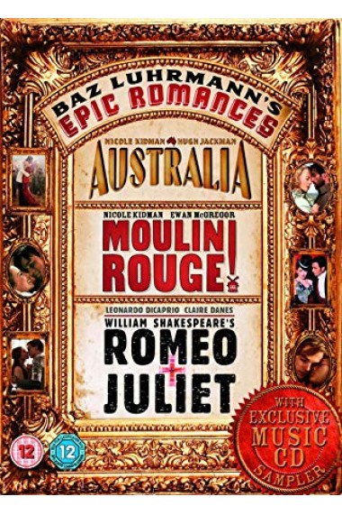 Baz Luhrmann Epic Romances (Australia Moulin Rouge Romeo + Juliet - DVD) + 1CD