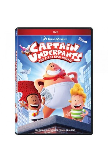 Capitanul Underpants: Primul film epic / Captain Underpants: First Epic Movie - DVD