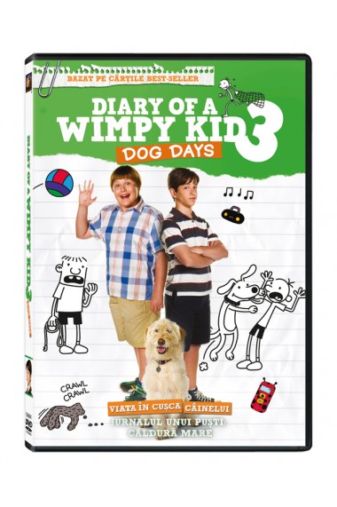 Jurnalul unui pusti 3: Caldura mare / Diary of A Wimpy Kid 3: Dog Days - DVD