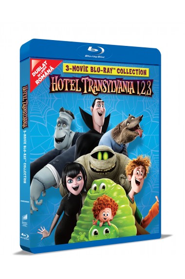 Hotel Transilvania 1 2 3 Colectie De 3 Filme Pe Blu Ray Hotel Transylvania 1 2 3 Movie Blu Ray Collection Fashionup