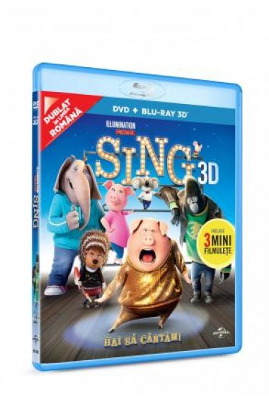 Hai sa cantam! / Sing - BLU-RAY 3D + DVD