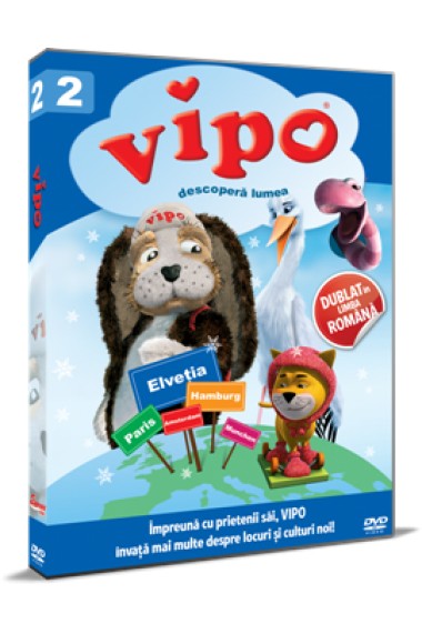 Vipo descopera lumea / Vipo: Adventures of the Flying Dog - Sezonul 1 Volumul 2 - DVD