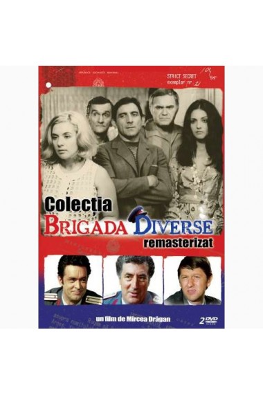 Colectia completa Brigada Diverse (remasterizat): B.D. intra in actiune B.D. in alerta B.D. la munte si la mare - 3 filme DVD