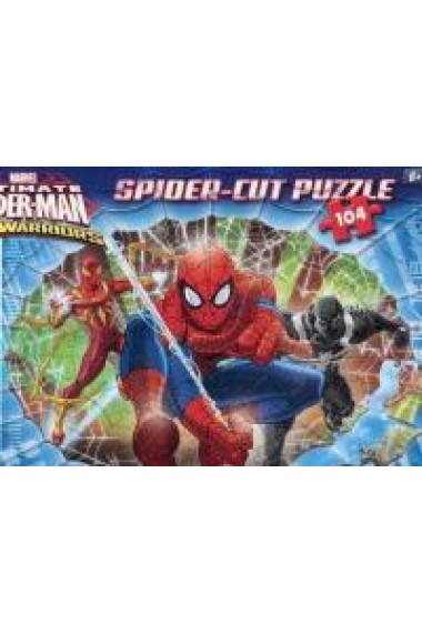 Puzzle Ultimate Spider-Man: Web-Warriors (Spider-cut puzzle 104 piese) Clementoni