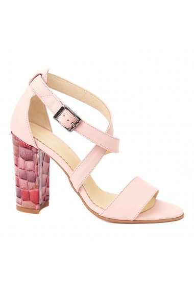 Pearl Posterity Attachment Sandale dama elegante din piele naturala roz 5237 - FashionUP!