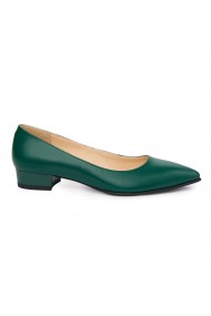 Pantofi dama din piele naturala verde 4915