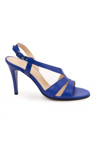 Sandale elegante din piele naturala albastru electric 5750