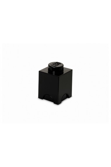 Cutie depozitare Lego 1x1 negru