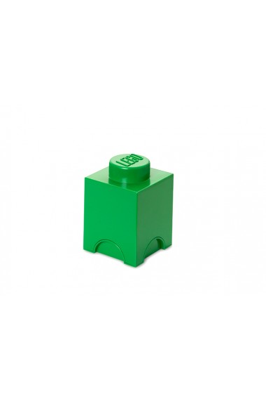 Cutie depozitare Lego 1x1 verde inchis