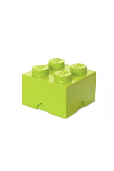 Cutie depozitare Lego 2x2 verde deschis