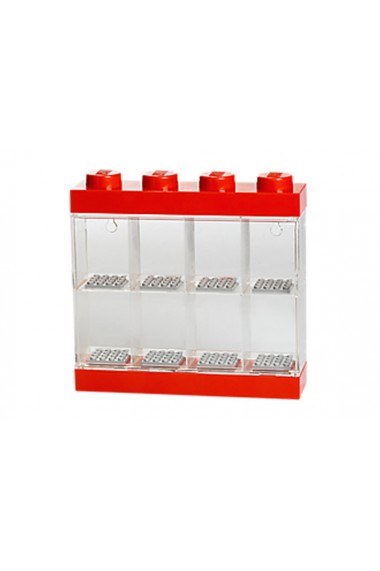 Cutie rosie pentru 8 minifigurine Lego